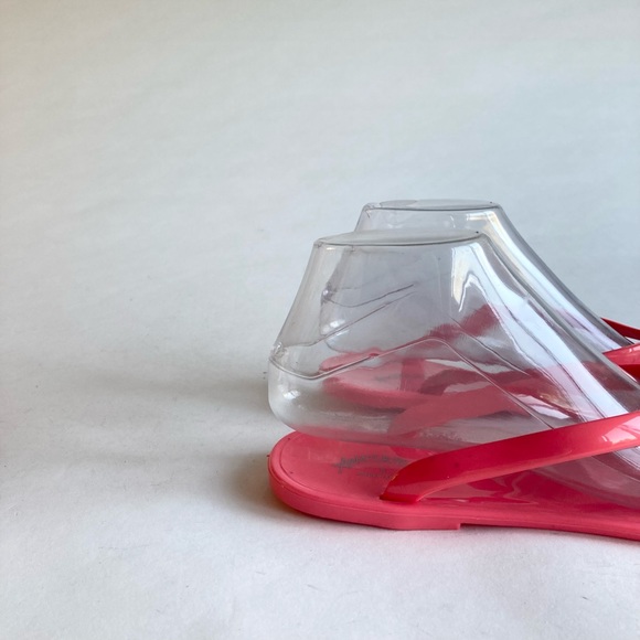Michael Kors Ultra Pink Jelly Flip Flops size 10.5 - Picture 3 of 14